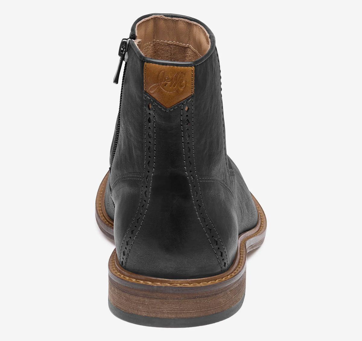 Black Bomber Leather