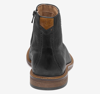 Black Bomber Leather