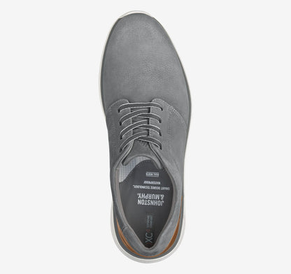 Gray Waterproof Tumbled Nubuck