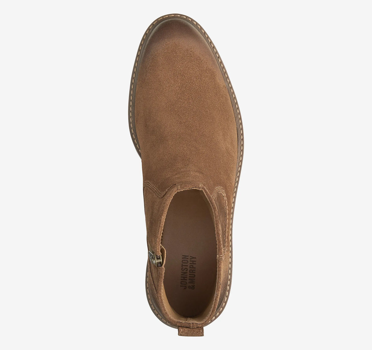 Brown Waxed Suede