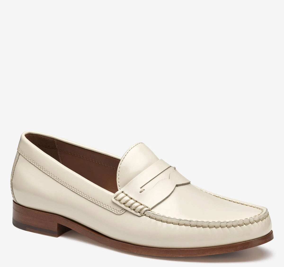 Ivory Brush-Off Full-Grain Leather