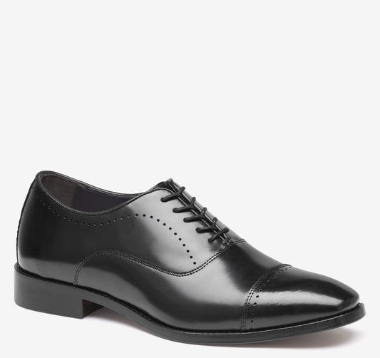 Black Italian Full-Grain Leather