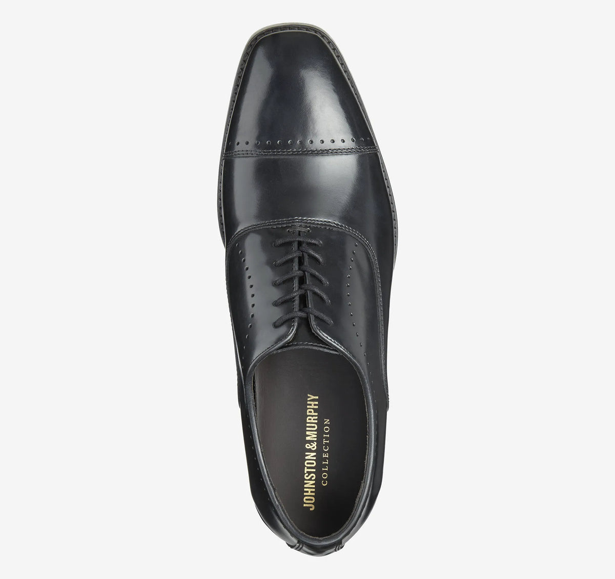 Black Italian Full-Grain Leather