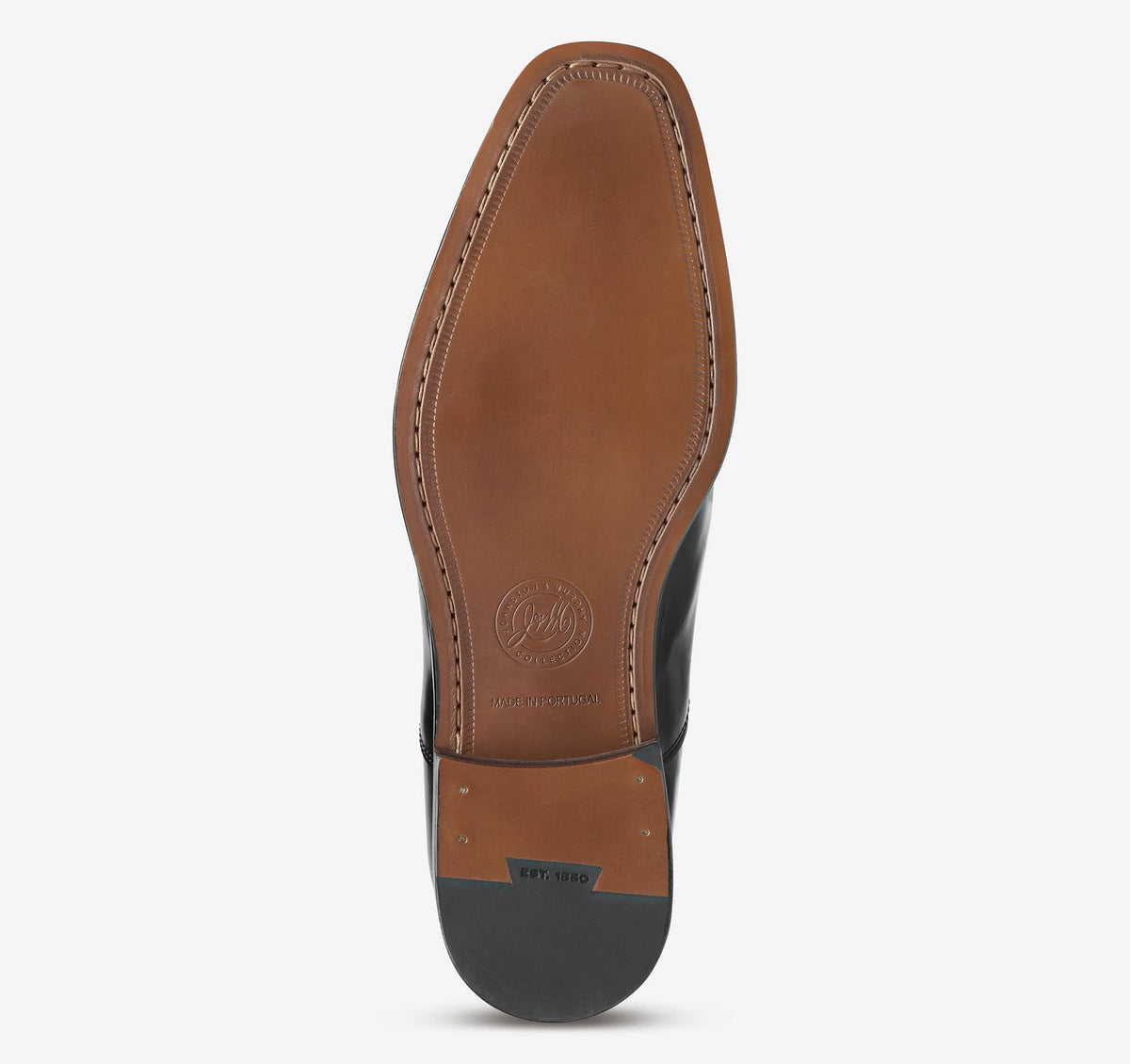 Black Italian Full-Grain Leather