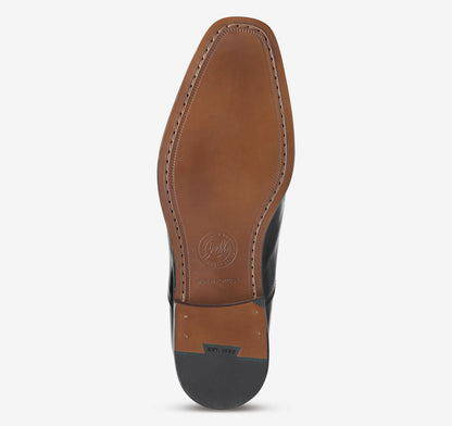 Black Italian Full-Grain Leather