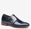Navy Italian Full-Grain Leather
