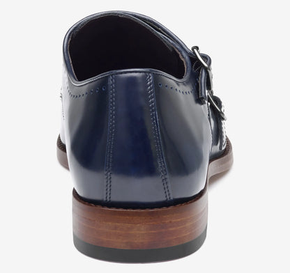 Navy Italian Full-Grain Leather