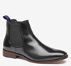 Black Italian Full-Grain Leather