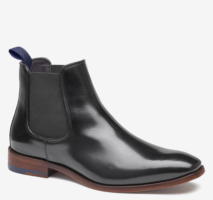 Black Italian Full-Grain Leather