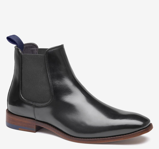 Black Italian Full-Grain Leather