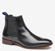 Black Italian Full-Grain Leather