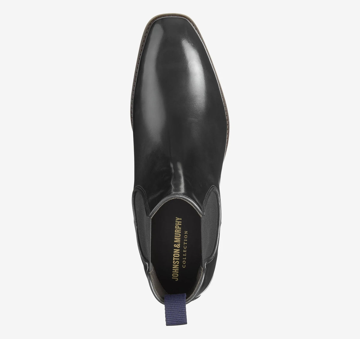 Black Italian Full-Grain Leather
