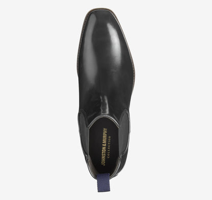 Black Italian Full-Grain Leather