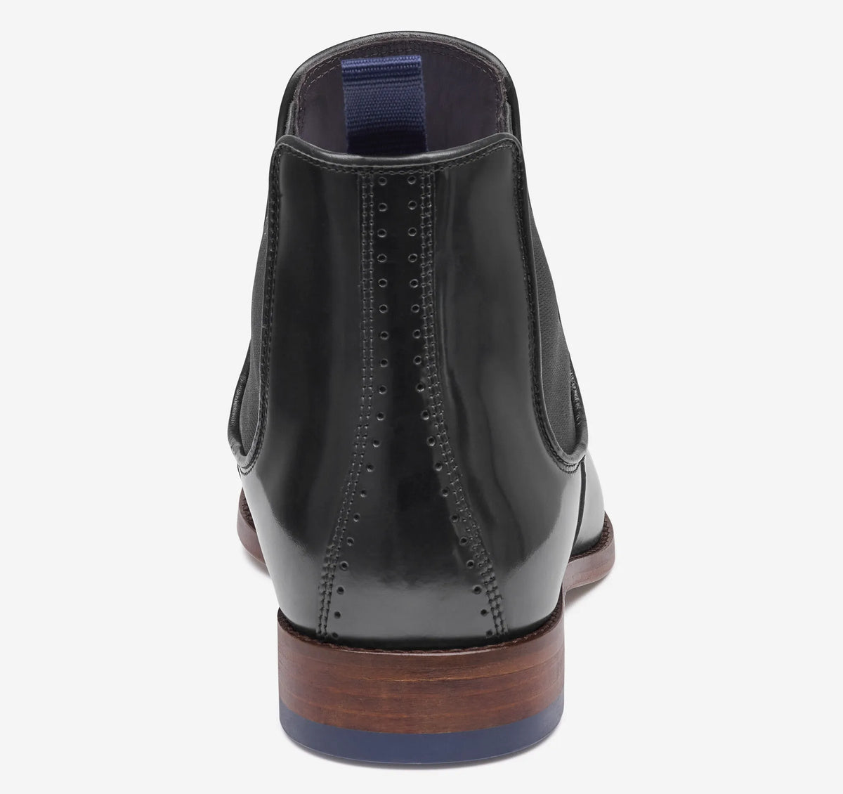 Black Italian Full-Grain Leather