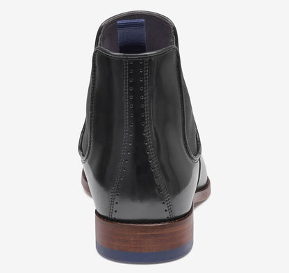 Black Italian Full-Grain Leather