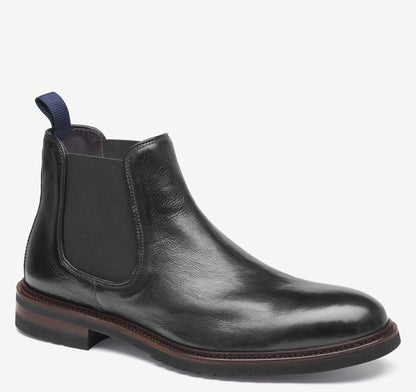 Black Italian Full-Grain Leather