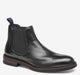 Black Italian Full-Grain Leather