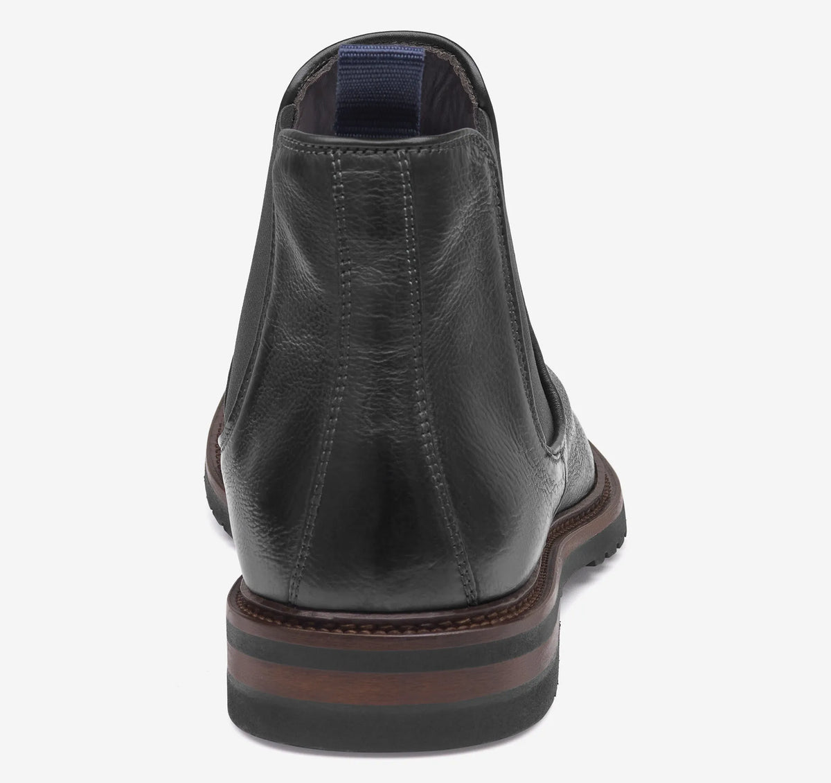 Black Italian Full-Grain Leather