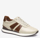Beige Nappa Leather/Tan Brush-Off Patent Leather
