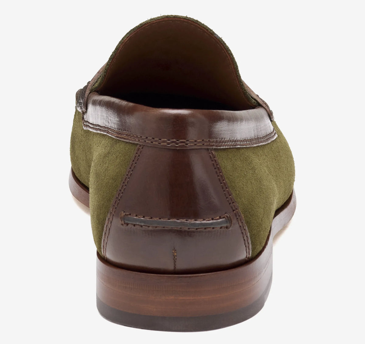 Olive Waxed English Suede/Brown Full Grain Leather