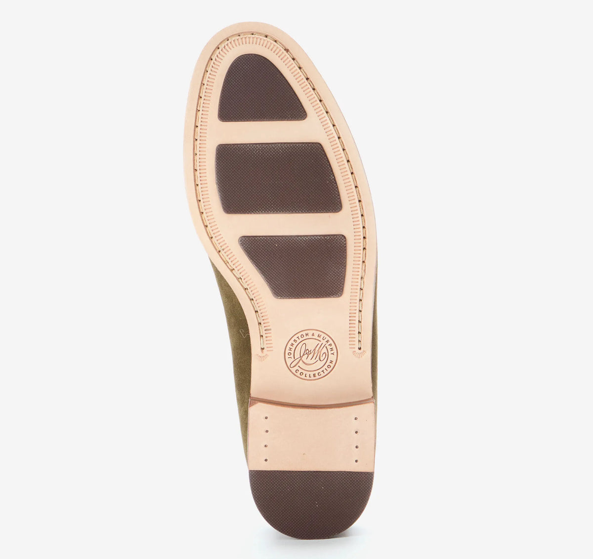 Olive Waxed English Suede/Brown Full Grain Leather