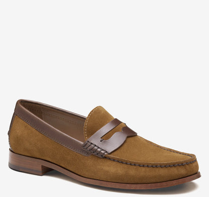 Snuff Waxed English Suede/Brown Full Grain Leather