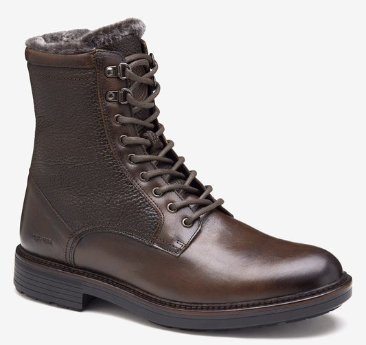 Dark Brown European Calfskin/Shearling