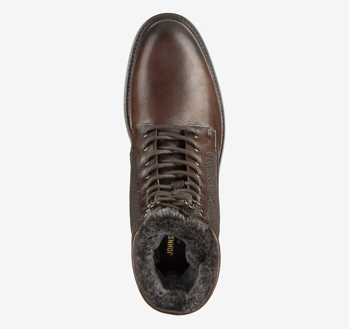Dark Brown European Calfskin/Shearling