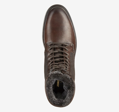 Dark Brown European Calfskin/Shearling