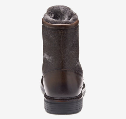 Dark Brown European Calfskin/Shearling