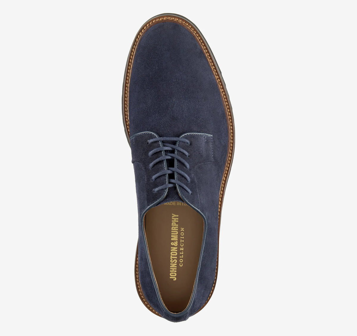 Navy Italian Suede