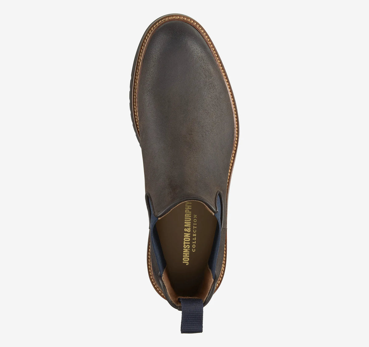 Dark Brown Waxed English Suede