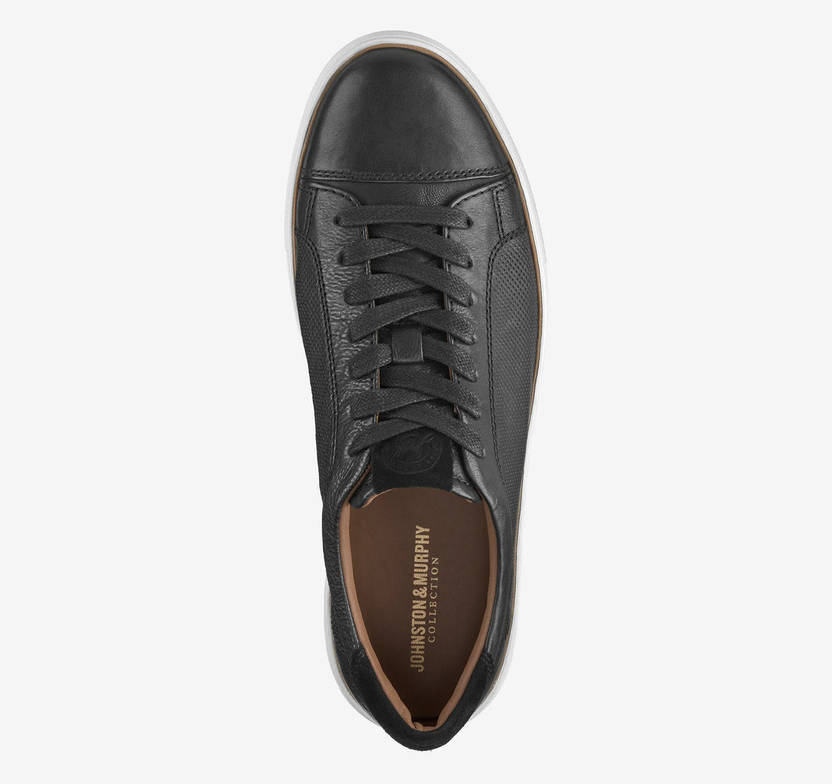 Black Italian Full-Grain Leather