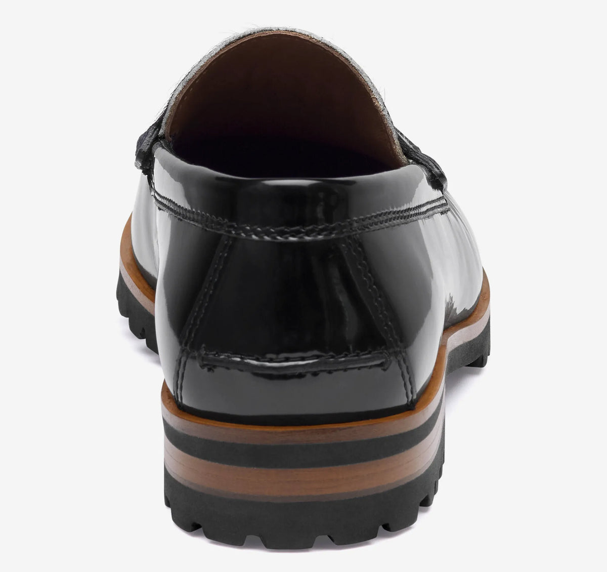 Black/White Multi Haircalf/Black Brush-Off Full-Grain Leather