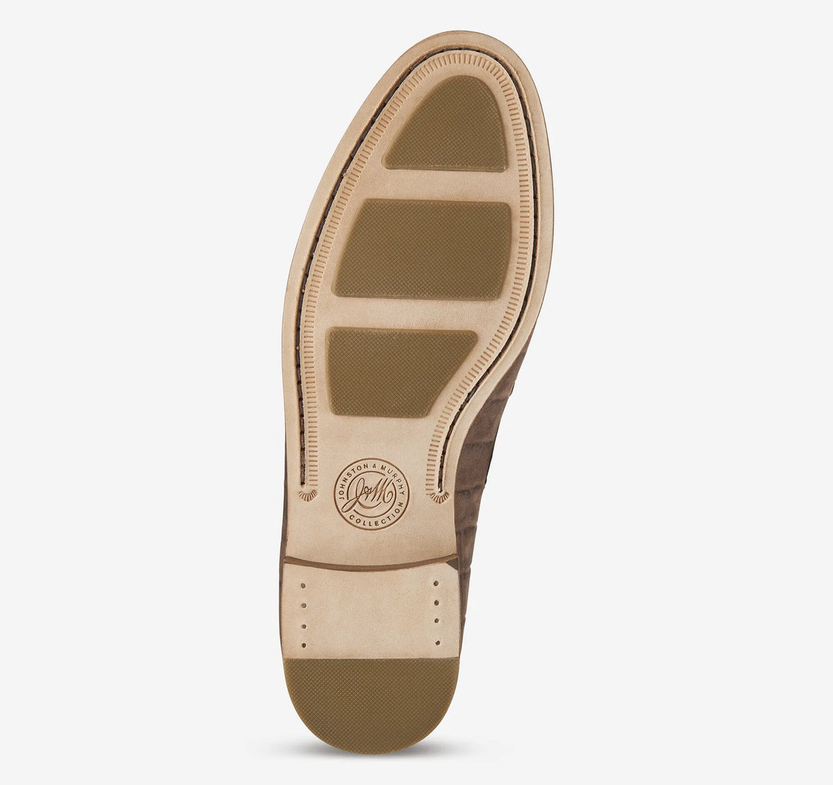 Brown Croc-Embossed Nubuck