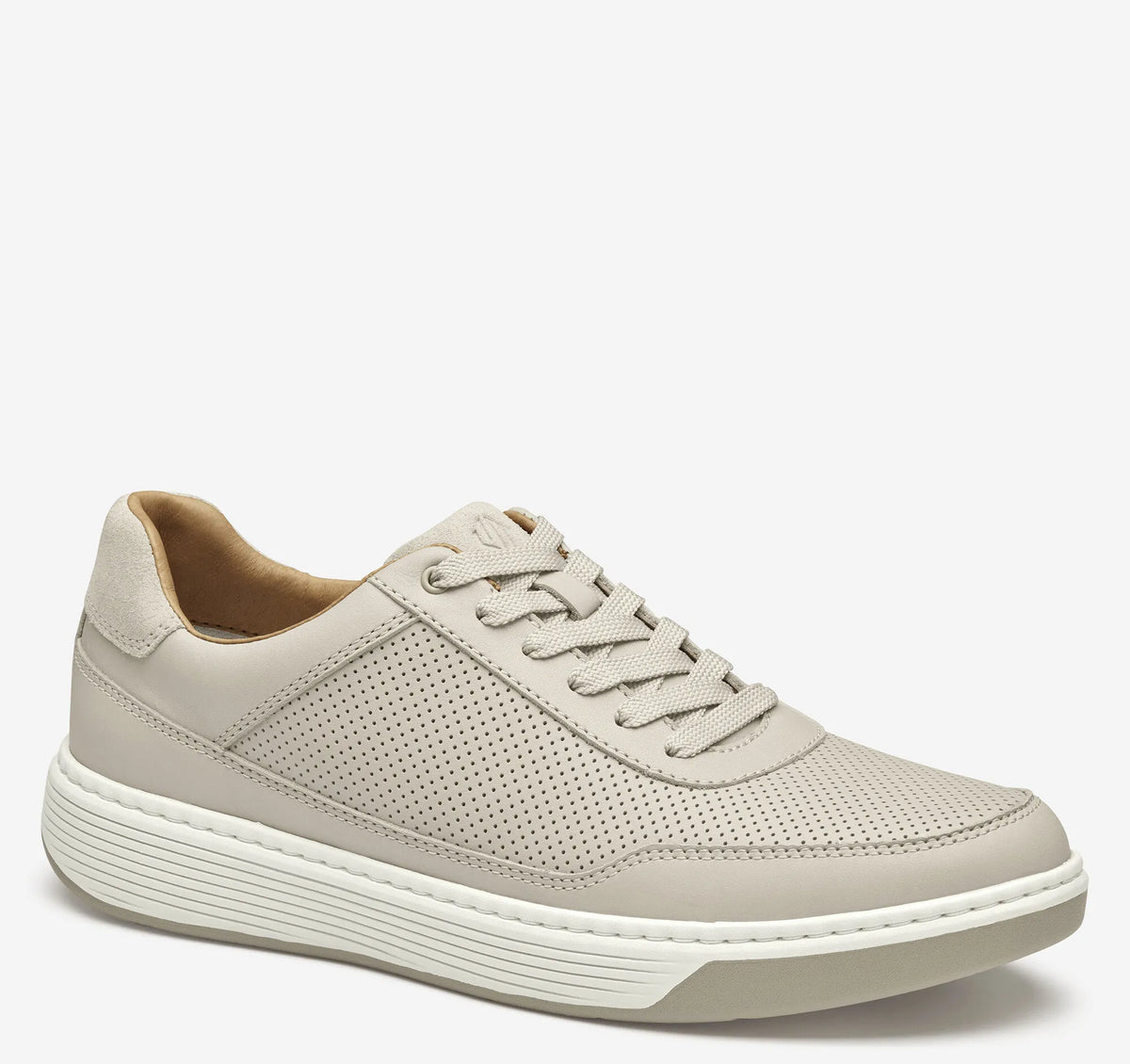 Beige Full-Grain Leather