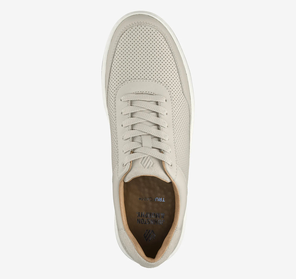 Beige Full-Grain Leather