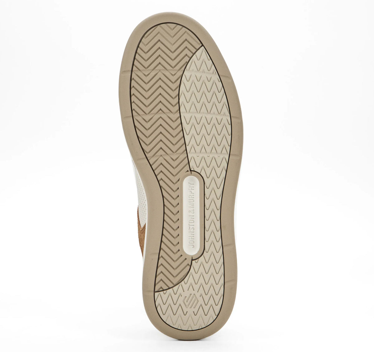 White Full Grain Leather/Taupe Suede