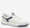 White Full Grain/Navy Suede
