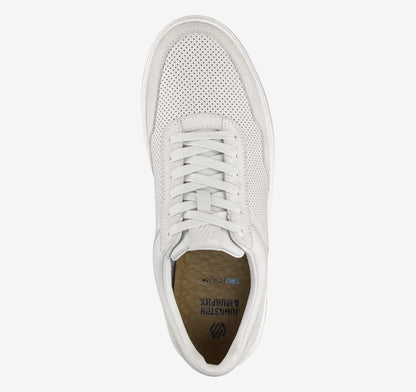 White Suede/Full-Grain Leather