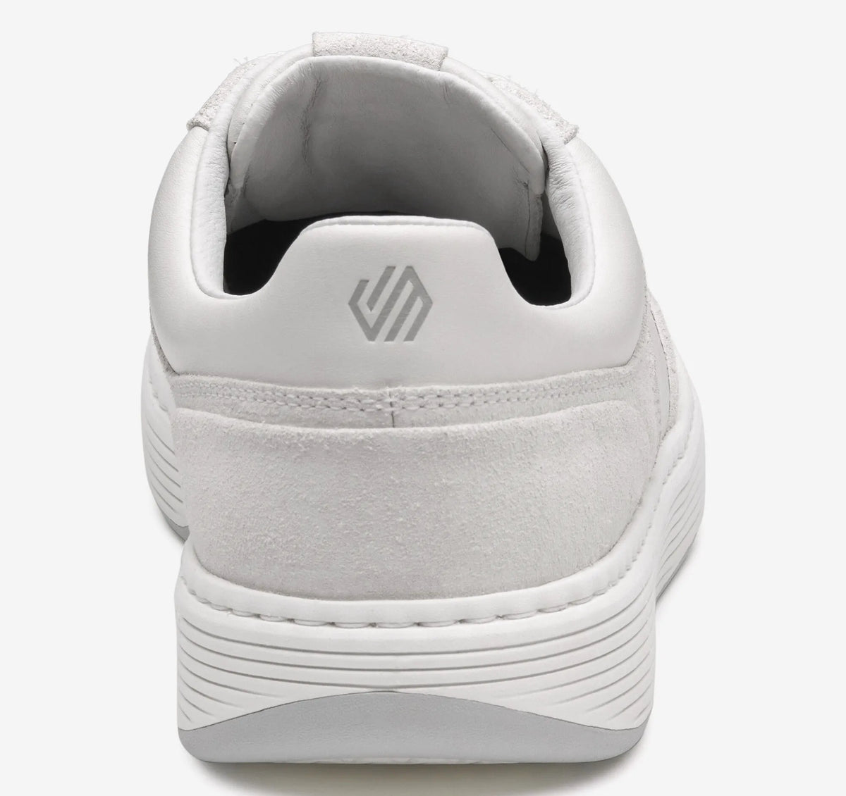 White Suede/Full-Grain Leather