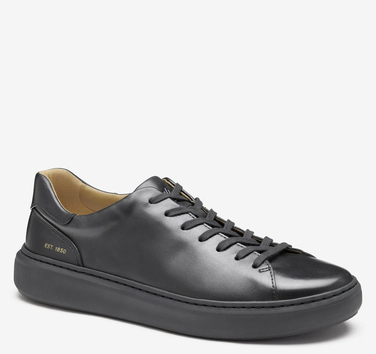 Black Full Grain Leather/Black Sole