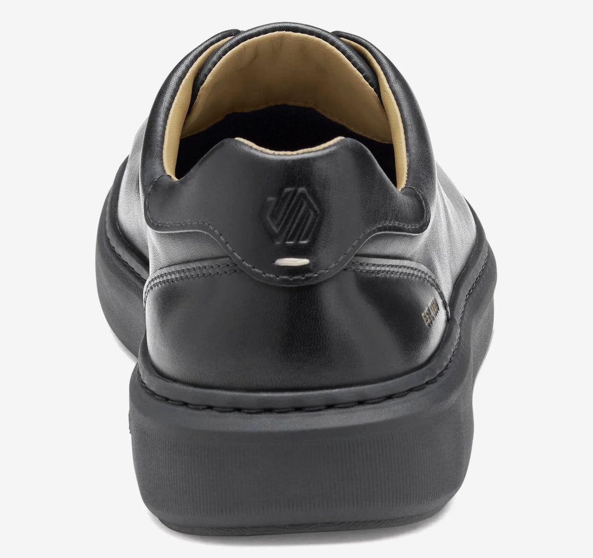 Black Full Grain Leather/Black Sole