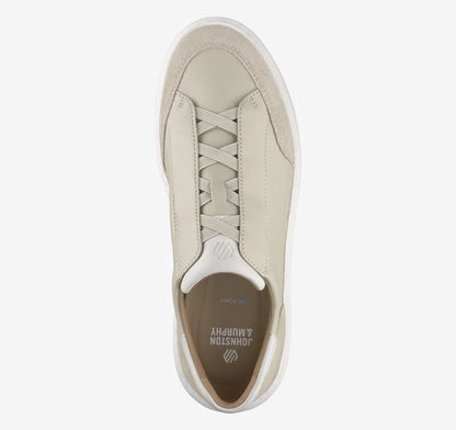 Beige Full-Grain Leather/Suede