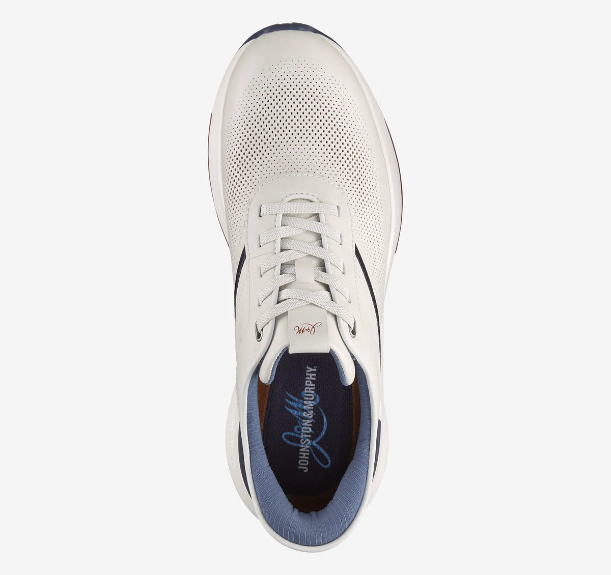 White Full-Grain Leather
