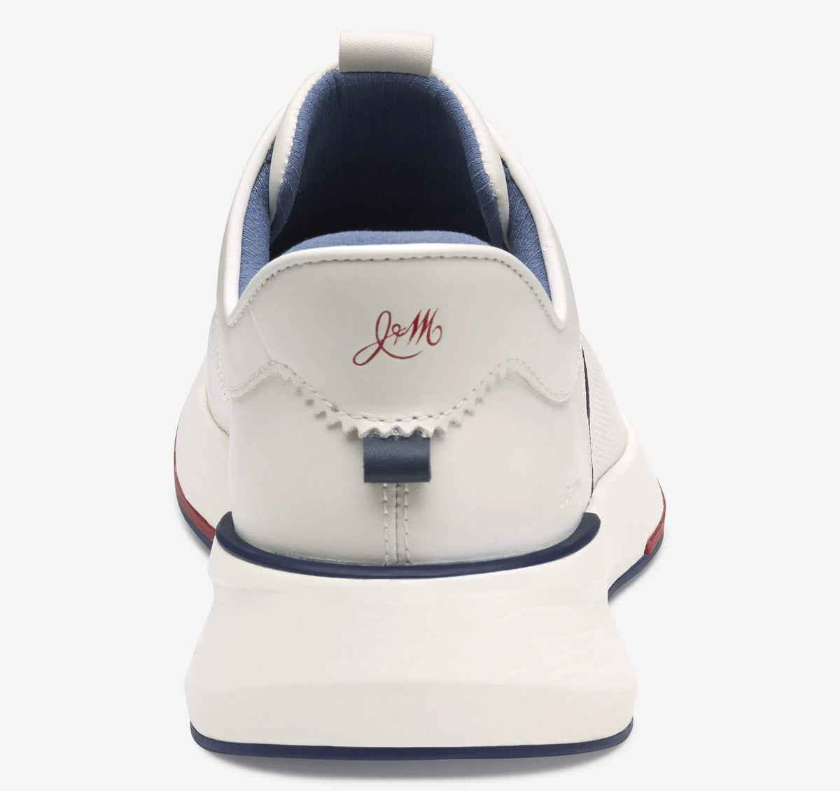 White Full-Grain Leather