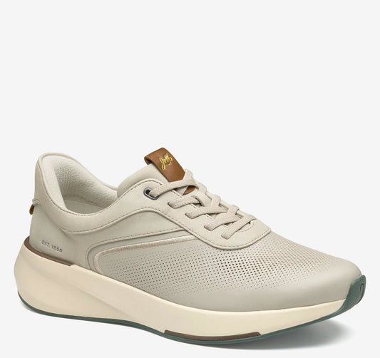 Beige Full-Grain Leather/Nubuck