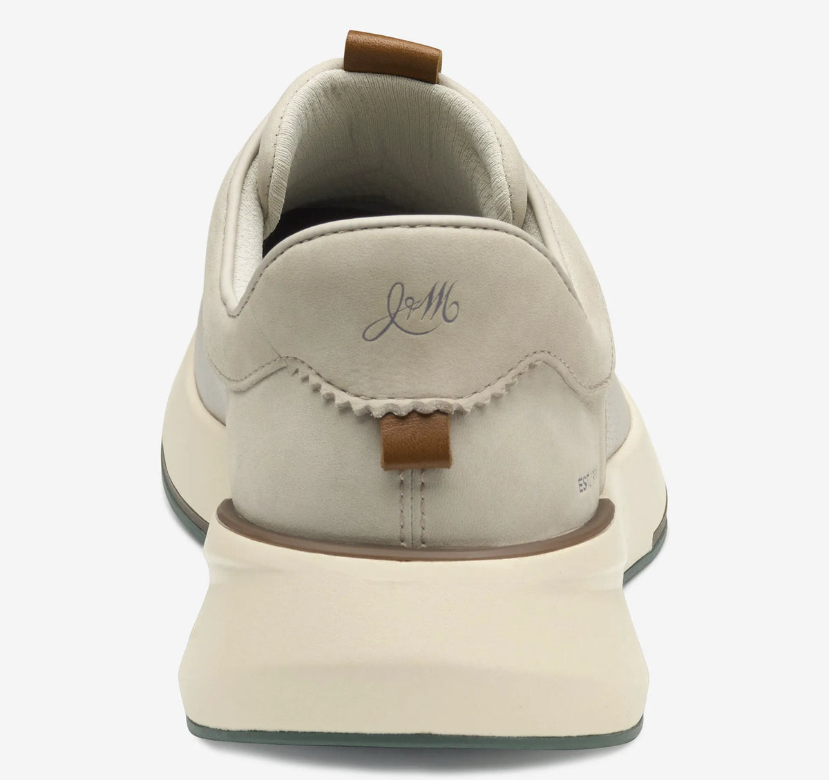 Beige Full-Grain Leather/Nubuck
