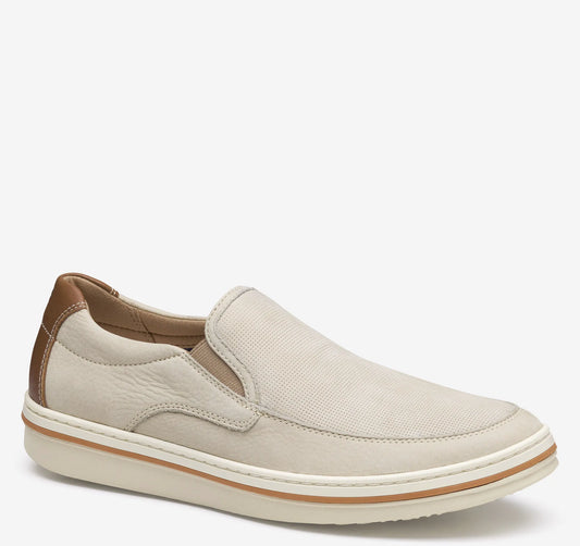 Beige Embossed Nubuck