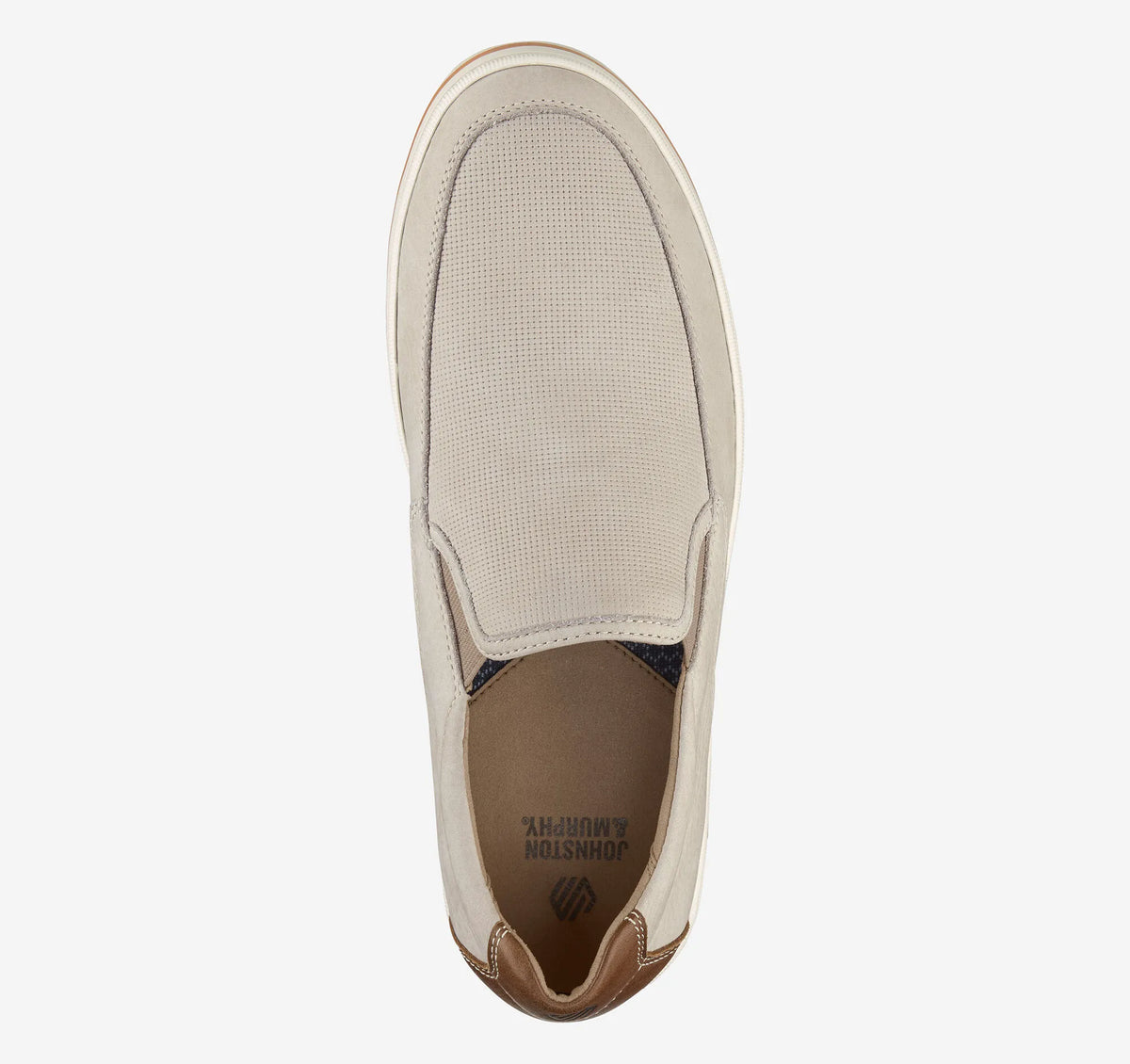 Beige Embossed Nubuck